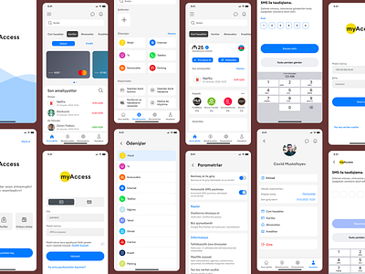 MyAccess Banking App app application bank bank app bank application banking app design ui ui ux ui ux design