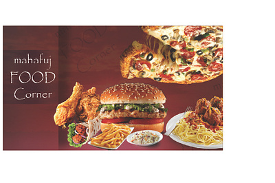 food corner Banner__abirart abirart banner banner design design food food banner graphic design mahafuj food corner