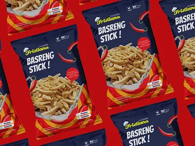 Tristiana Food branding chips design graphic design illustration logo packaging design vector