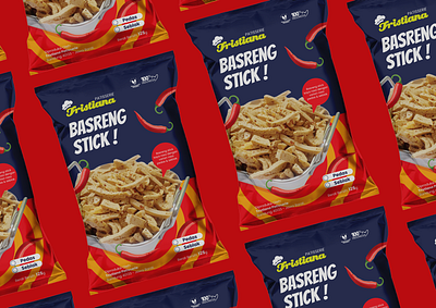 Tristiana Food branding chips design graphic design illustration logo packaging design vector