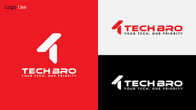 Tech Bro Logo & Brand Identity Design brand identity design branding graphic design logo logo brand identity design logo design logo idea logo mark logo symbol logo type logos phone brand logo t icon logo t logo t mark logo t symbol logo t type logo tech logo technology technology logo