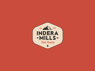 Indera Mills Logo Design graphic design identity illustration logo logotype typography