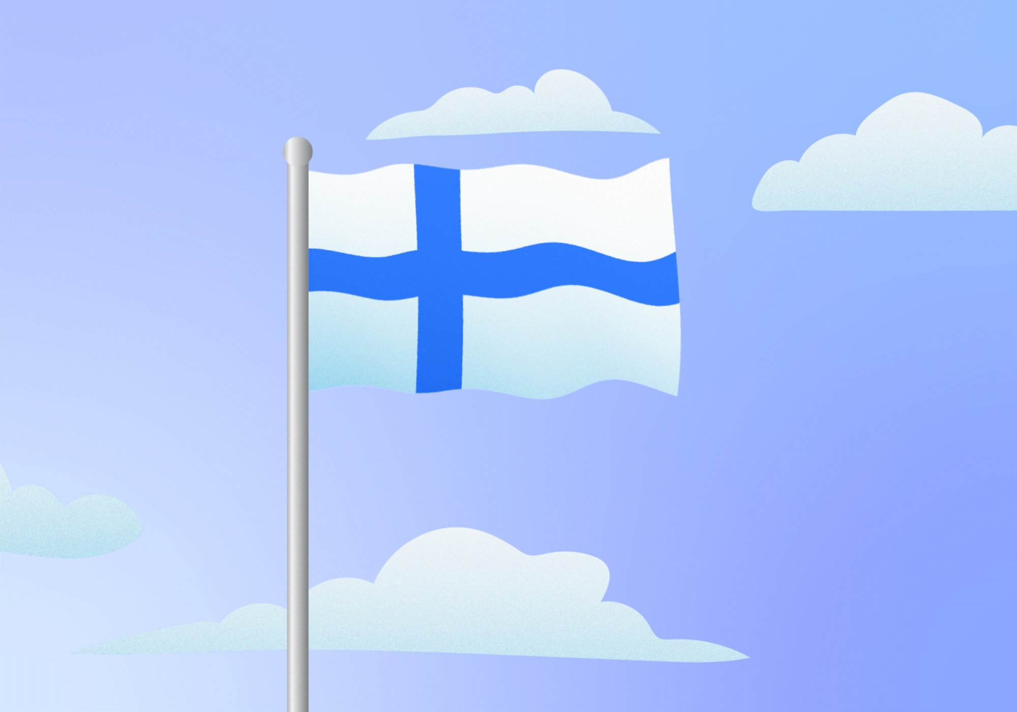 Finnish Independence Day 6.12. adobe after effects adobe illustration design illustration vector