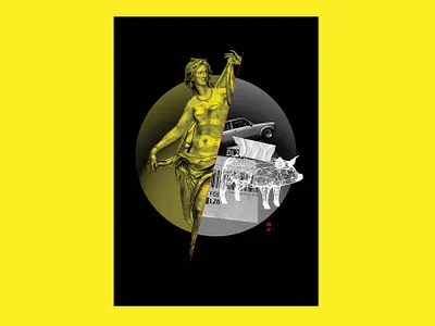 Contrast collage 1 design graphic design illustration