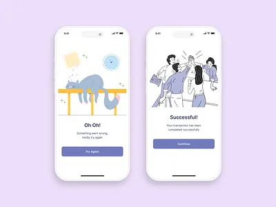 Day 11 design challenge (Error and successful screen) design error page product design splash screen ui ux uxdesign