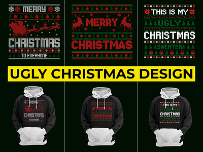 Ugly Christmas T-shirt / Sweater Design amazon branding christmas bundle christmas hoodie christmas sweater christmas sweater design christmas t shirt clothing design etsy etsy t shirt graphic design hoodie hoodie design merch new t shirt design sweater sweater design t shirt design tshirt ugly design