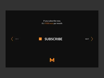 Daily026 Subscribe dailyui subscribe