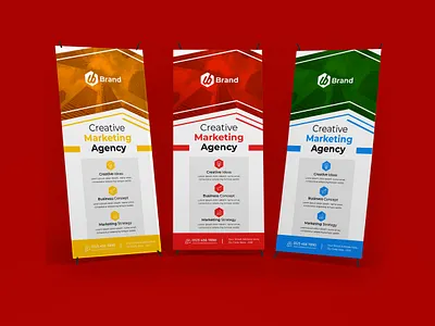Creative Marketing Agency RollUp Banner Design agency rollup banner agency signage design agency signage designer branding signage design business rollup banner business signage banner business signage banner design business signage designer company signage design corporate rollup banner corporate signage design rollup banner rollup banner design signage designer