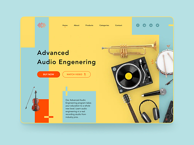 Landing page concept clean design design e commerce figma landing page ui webdesign