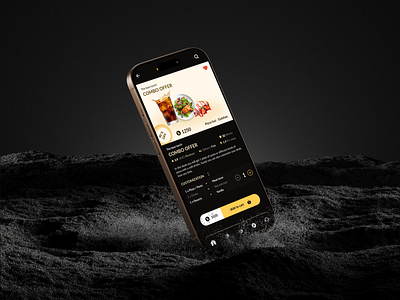 Food Delivery App 3d animation branding graphic design logo motion graphics ui