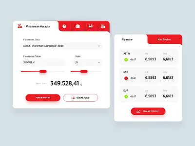 market information section design ui ux web