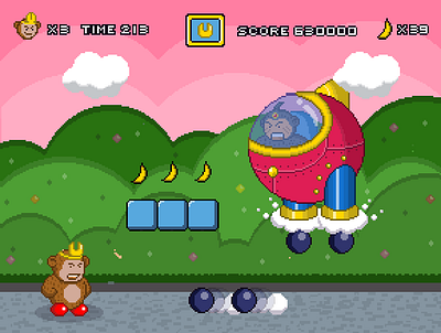 Boss Battle! 16 bit 8 bit design gaming illustration pixel pixelart videogames