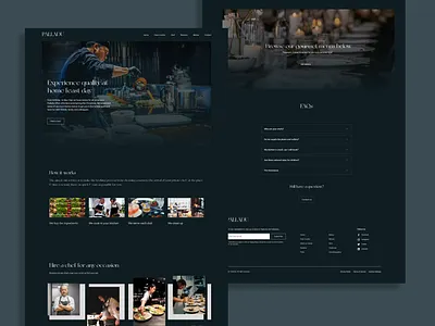 Palladu excellent chef who cook for guests at your home chef components cook cusine design systems