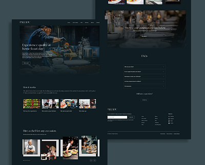 Palladu excellent chef who cook for guests at your home chef components cook cusine design systems