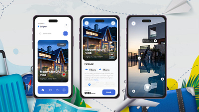 Travel App Concept android app design figma ios logo mobile app services travel typography ui uiux user experince user interaction user interface ux xd