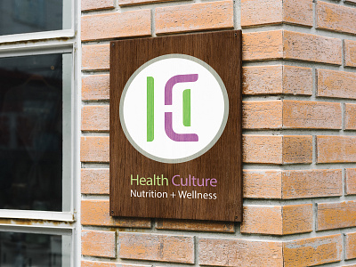 Health Culture :- Nutrition + Wellness Logo V2 design green health health culture health logo icon illustration logo logo design nutrition nutrition logo vec vector wellness wellness logo