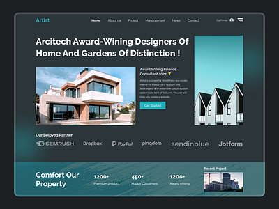 Real-estate Website Design agency branding building clean design landing page landing page design logo property real estate agency real estate branding real estate ui realestate realestateagent typography ui ui design ux web design website