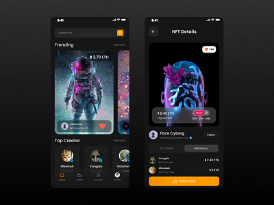 NFT Store Apps advertising brand branding design feeds graphic design illustration instagram template logo media nft nft apps nft store promotion social typography ui ui design ux ux design