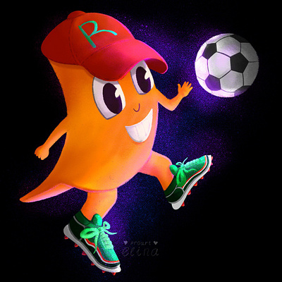 Brand character Rick Chips brand character character design digital art digital illustration illustration packaging design