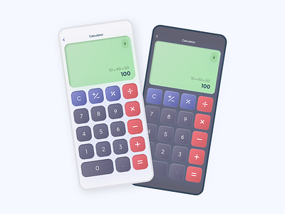 Calculator App UI Design calculator calculator daily ui daily daily ui dailyui003 design ui