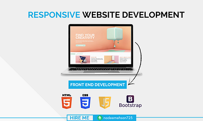 Responsive Website Development bootsrap business website create website css custom website design website freelancer frontend design frontend development homepage design html javascript landing page responsive website web design web designer web developer website website design website development