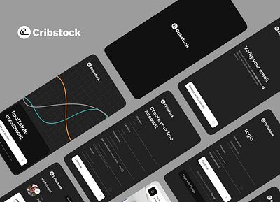 Cribstock - Real estate investment mobile app investment mobile app product design real estate stock stock investment ui uiux ux wallet