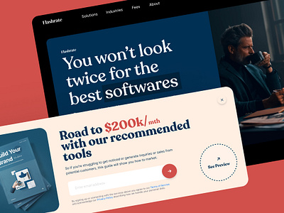 Email Opt-in (Pop up) email opt in email sign up lead magnet modal opt in pop up ui web design