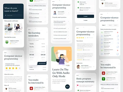 LCS- 📱 Mobile Apps design animation app app design branding design education education apps educational mobile app graphic design learn learn career skills logo minimal mobile app mobile ui ui