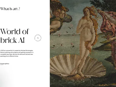 What is art ? - Header section art design header museum serif web