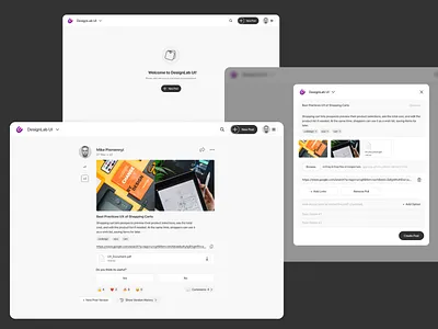 ShareMe - Desktop App app app design post sharing ui uidesign uiux ux