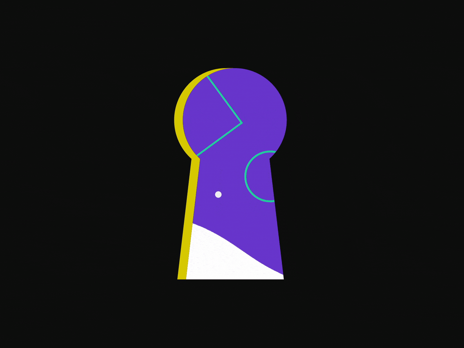 Doorlock loop animation branding design illustration motion graphics