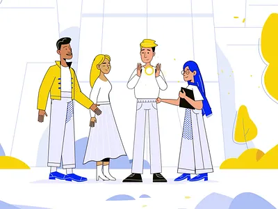 Viral Tunnel 3d animation characters fireart fireart studio motion motion graphics particles