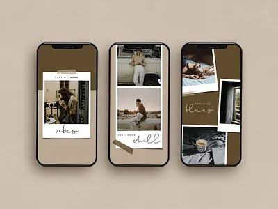 Instagram Story Templates canva template digital design digital template graphic design instagram instagram story photo template polaroid social media design template