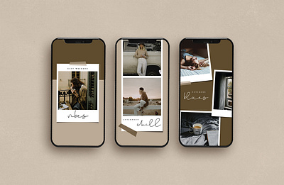 Instagram Story Templates canva template digital design digital template graphic design instagram instagram story photo template polaroid social media design template