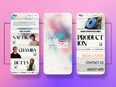 Music Producer Bible app branding denmark design graphic design logo minimalist mobile music production typography ui ux vector