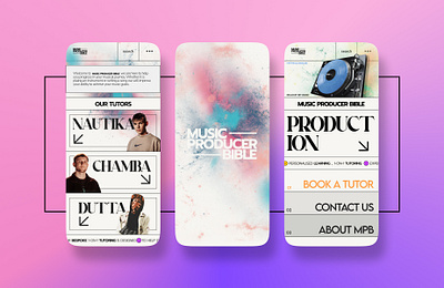 Music Producer Bible app branding denmark design graphic design logo minimalist mobile music production typography ui ux vector