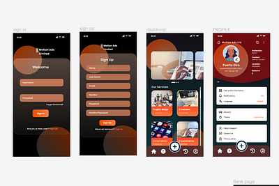 Mobile Apps design illustration ui ux