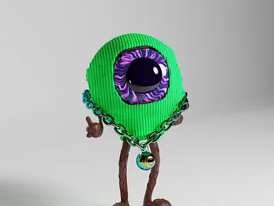 Chilly. 3d 3d art art direction blender blender3d blockchain c4d character collectible ethereum illustration metaverse nft nft collection opensea pbr