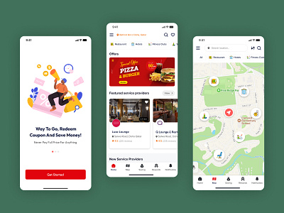 Deals and Discount app UI Concept 2022 design app app design brand identity branding card view category ui design design graphic design logo map ui mockup design offer banner onboarding inspiration trending design ui ui inspiration uiux ux