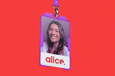 Alice Sales - Brand brand brand design brand designer branding design designer graphic design graphic designer id card id card logo logo design logo designer logotype mock up mockup purple red social media visual identity