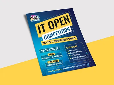 IT Flyer a4 flyer brochure clean flyer elegant flyer flyer flyer design it flyer leflate one pager psd flyer simple flyer