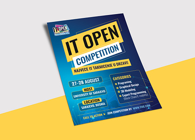 IT Flyer a4 flyer brochure clean flyer elegant flyer flyer flyer design it flyer leflate one pager psd flyer simple flyer