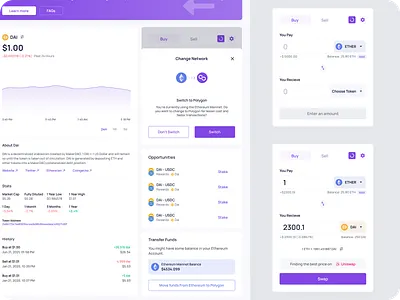 Polygon wallet Dashboard 3d animation art branding design graphic design illustration logo minimal motion graphics ui ux vector