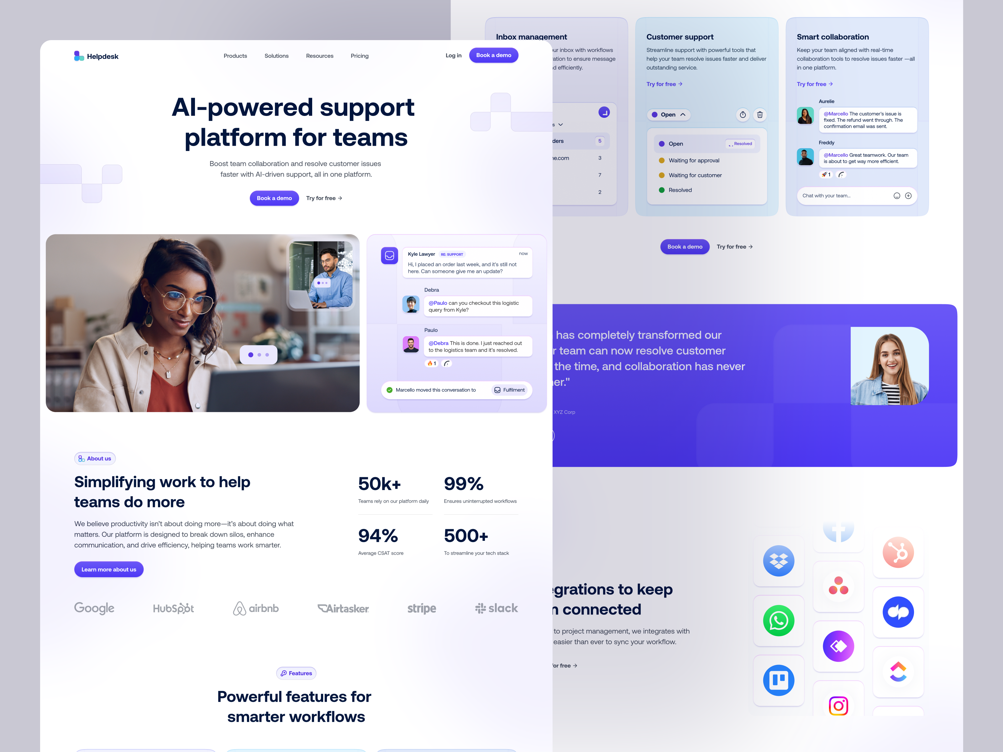 Example of Landing Page Design