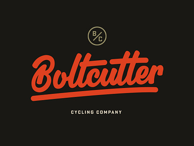 Boltcutter Cycles Logo Design V1 bicycle branding cycling design graphic design identity illustration lettering logo packaging