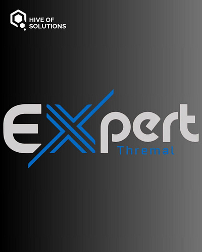 Logo for Expert Thremal Designed By: Hive of Solutions branding expertthermal graphic design hiveofsolutions identity logo