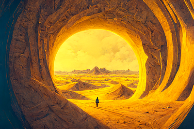 Yellow 1 ai art color concept desert design digital gradient illustration light midjourney minimal painting photoshop simple