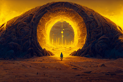 Yellow 5 ai art color concept desert design digital gradient illustration light midjourney minimal painting photoshop simple