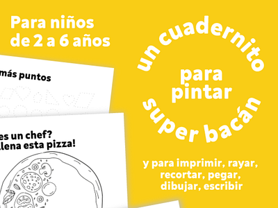 Libro para pintar para niños - Etsy