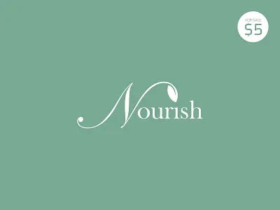 Nourish Logo $5 creative logo logo modern logo nourish logo simple logo
